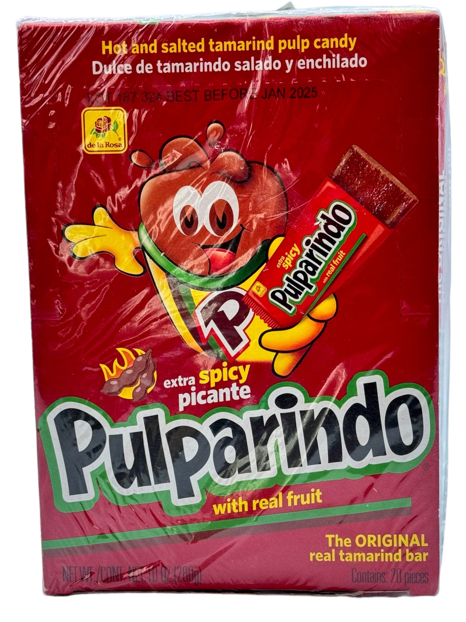 De la Rosa Pulparindo Extra Picante 20uds.